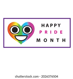 cute pride mascot. Happy pride month, for LGBT+, Gay, Lesbian and etc