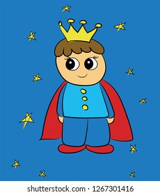 Cute Prince cartoon character