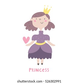 Cute princess card