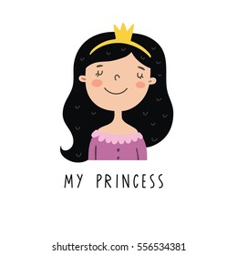 Cute princess card