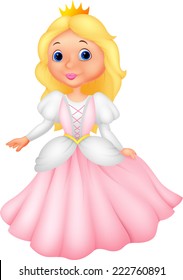 Cute princess cartoon