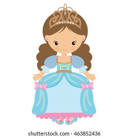 Cute princess vector illustration