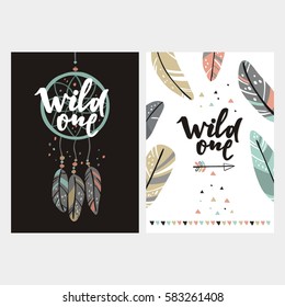 Cute print in Boho style. 