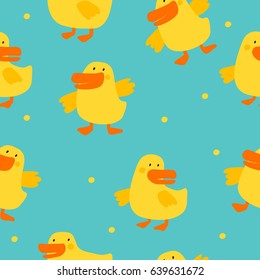 Cute print with duck 