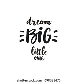 Cute print with lettering. Dream Big