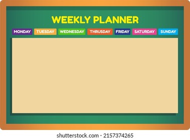 Cute printable weekly or daily planner, school time table and to do list