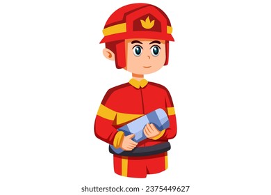 Cute Profession Character Design Illustration