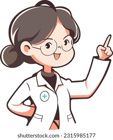 profesor lindo en arte vectorial