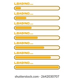 Cute Progress Bar Loading Bar Ui for Game