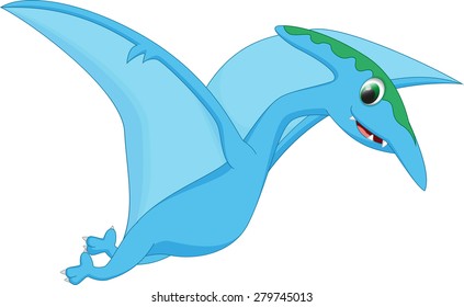 cute pterodactyl cartoon