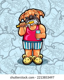 cute pug dog designs are perfect for sticker and shirt designs