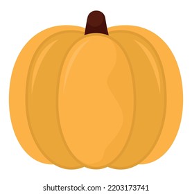diseño de calabaza lindo sobre blanco