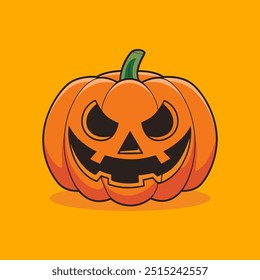 cute Pumpkin Halloween cartoon illustration