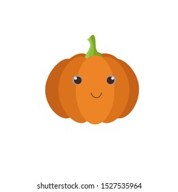 Cute pumpkin head for halloween