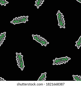 Cute punk collar flame background vector pattern. Grungy alternative checkered home decor with cartoon. Seamless rocker attitude all over print. 