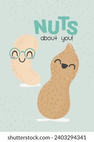 Cute punny valentine food illustrations