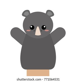 Cute puppet animal