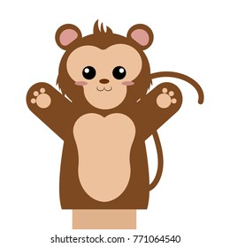 Cute puppet animal