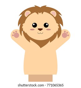 Cute puppet animal