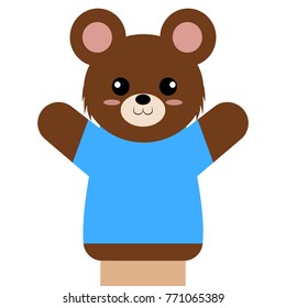 Cute puppet animal