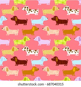 cute puppies dog .Vector illustration