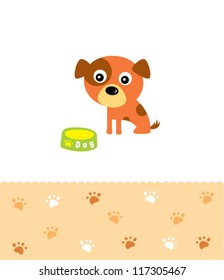 cute puppy card