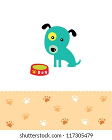 cute puppy card