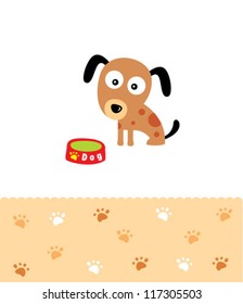 cute puppy card