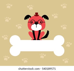 cute puppy dog daddy gift card