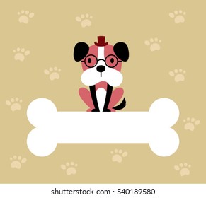 cute puppy dog daddy gift card