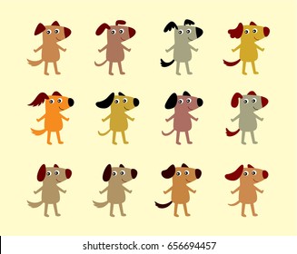 cute puppy dog graphic vector