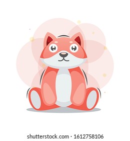 cute puppy dog illustration cartoon