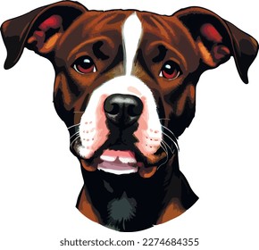 Cute puppy dog illustration vector