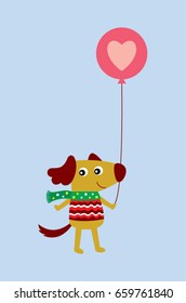 cute puppy dog love card