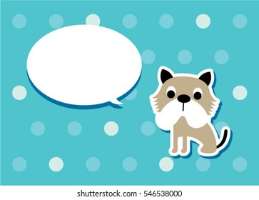 cute puppy dog message