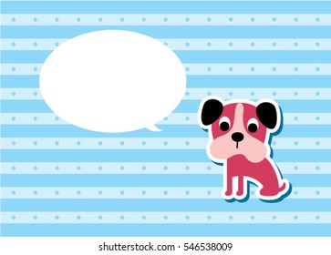 cute puppy dog message