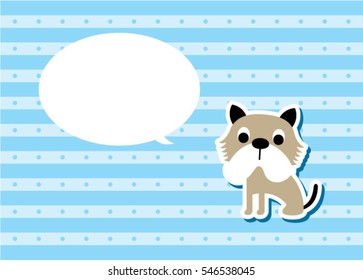 cute puppy dog message