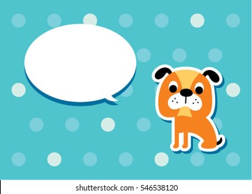 cute puppy dog message