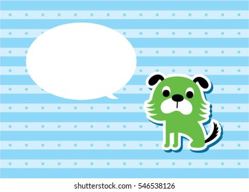cute puppy dog message