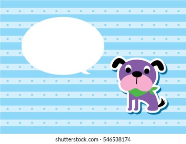 cute puppy dog message