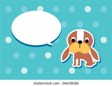 cute puppy dog message