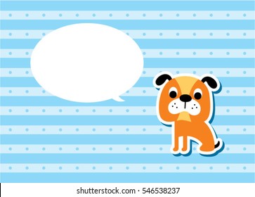 cute puppy dog message