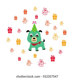 cute puppy gift card
