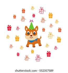 cute puppy gift card