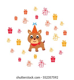 cute puppy gift card