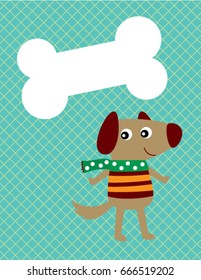 cute puppy message