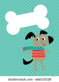 cute puppy message