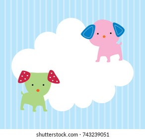 cute puppy message