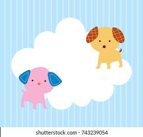 cute puppy message