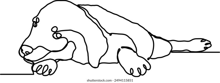 Cute puppy rottweiler 001 line art